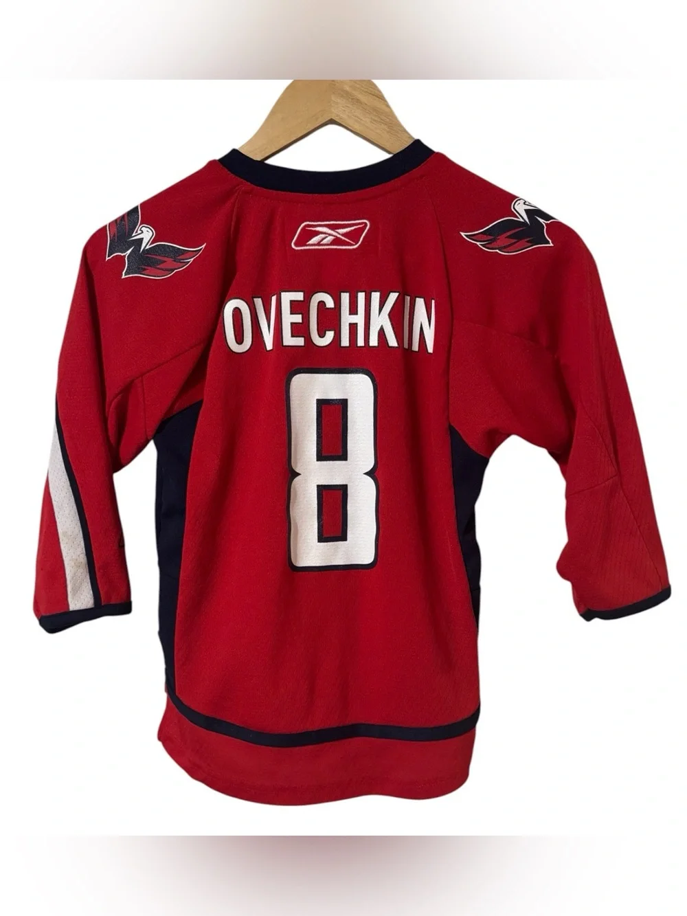 WASHINGTON CAPITOLS NHL Alex Ovechkin Hockey Jersey Reebok Officially Licensed